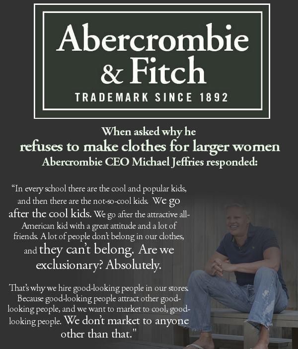 Respond to the Abercrombie \u0026 Fitch 